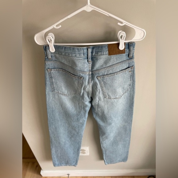 Madewell Low-Slung Straight Jeans - Light Wash - Size 24 - Picture 11 of 14